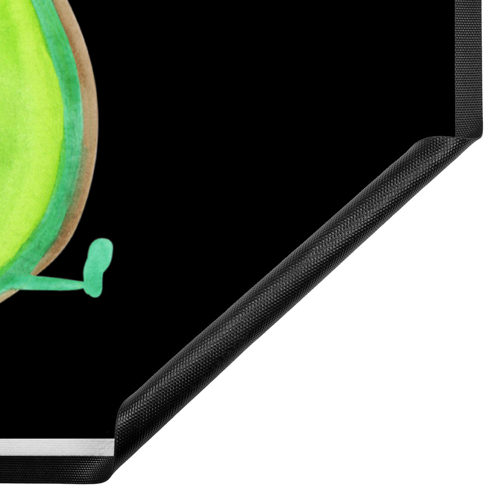 Fußmatte Avocado Happy Türvorleger, Schmutzmatte, Fußabtreter, Matte, Schmutzfänger, Fußabstreifer, Schmutzfangmatte, Türmatte, Motivfußmatte, Haustürmatte, Vorleger, Avocado, Veggie, Vegan, Gesund, Chaos