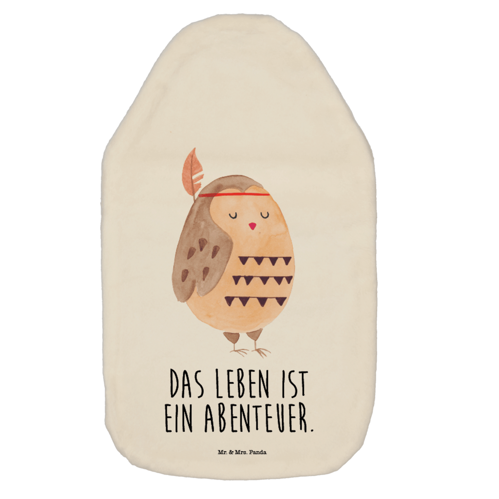 Wärmflasche Eule Federschmuck Wärmekissen, Kinderwärmflasche, Körnerkissen, Wärmflaschenbezug, Wärmflasche mit Bezug, Eule, Eule Deko, Owl, Das Leben ist ein Abenteuer, Reisespruch, Federschmuck, Dekoration