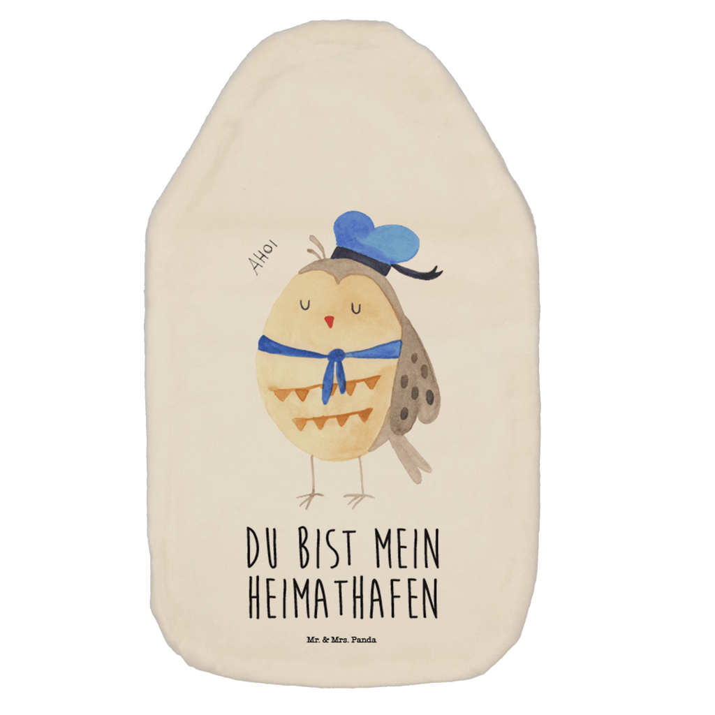 Wärmflasche Eule Matrosen Wärmekissen, Kinderwärmflasche, Körnerkissen, Wärmflaschenbezug, Wärmflasche mit Bezug, Eule, Eule Spruch, Eule Deko, Owl, Wortspiel lustig, Matrose, Freundin, Ehe, Seefahrer, Heimathafen, Hochzeitstag Geschenk