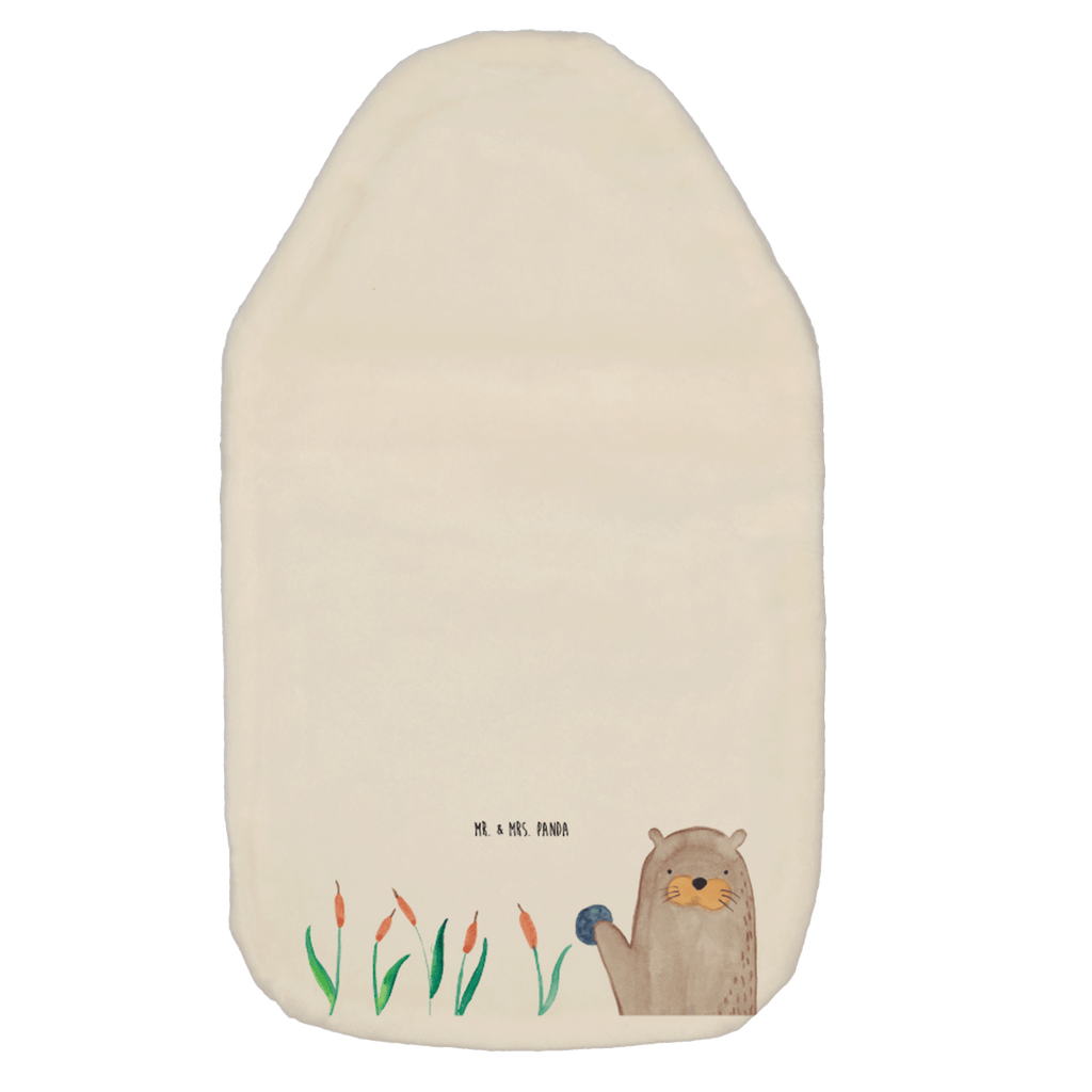 Wärmflasche Otter mit Stein Wärmekissen, Kinderwärmflasche, Körnerkissen, Wärmflaschenbezug, Wärmflasche mit Bezug, Otter, Fischotter, Seeotter, Otter Seeotter See Otter