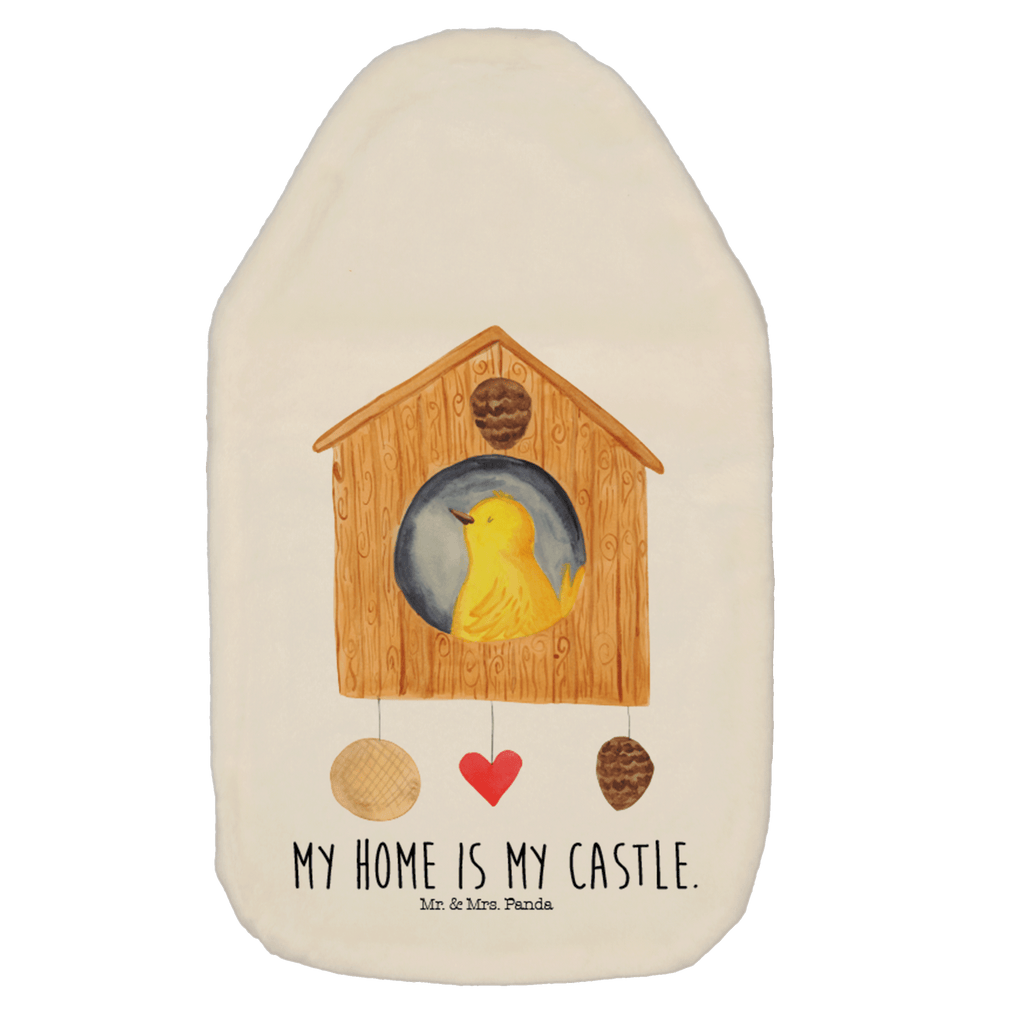 Wärmflasche Vogelhaus Wärmekissen, Kinderwärmflasche, Körnerkissen, Wärmflaschenbezug, Wärmflasche mit Bezug, Tiermotive, Gute Laune, lustige Sprüche, Tiere, Vogel, Vögel, Vogelhaus, Vogelhäuschen, Home sweet home, Zuhause, Nest, Eigenheim, Familie, Wohnung, Haus, unser Haus, Lieblingsort, Castle