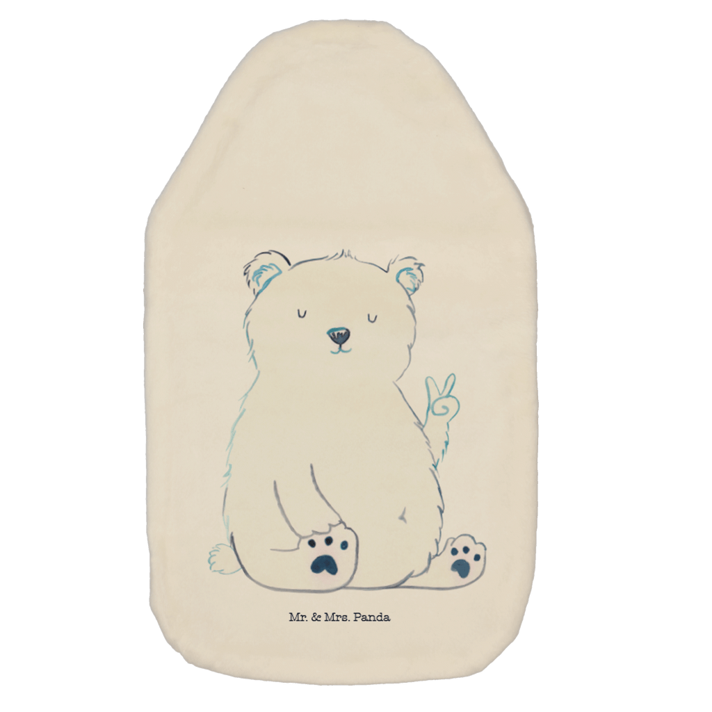 Wärmflasche Eisbär Faul Wärmekissen, Kinderwärmflasche, Körnerkissen, Wärmflaschenbezug, Wärmflasche mit Bezug, Bär, Teddy, Teddybär, Eisbär, Nordpol, Faul, Entspannen, Relaxen, Büro, Arbeit, Bürojob, Arbeitsplatz, Homeoffice