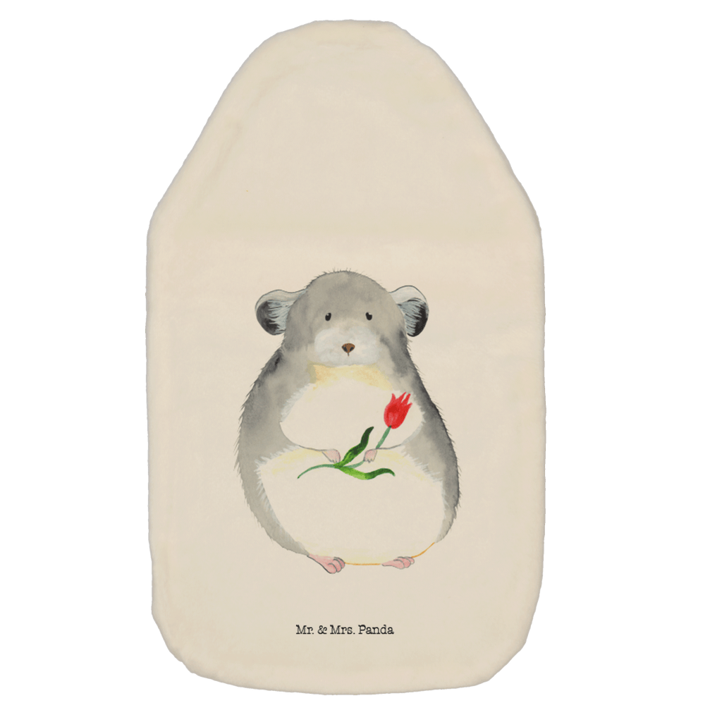 Wärmflasche Chinchilla mit Blume Wärmekissen, Kinderwärmflasche, Körnerkissen, Wärmflaschenbezug, Wärmflasche mit Bezug, Tiermotive, Gute Laune, lustige Sprüche, Tiere, Chinchilla, Chinchillas, Liebeskummer, Kummer, Depressionen, traurig sein, Chaos, Glücklichsein, Büro, Büroalltag