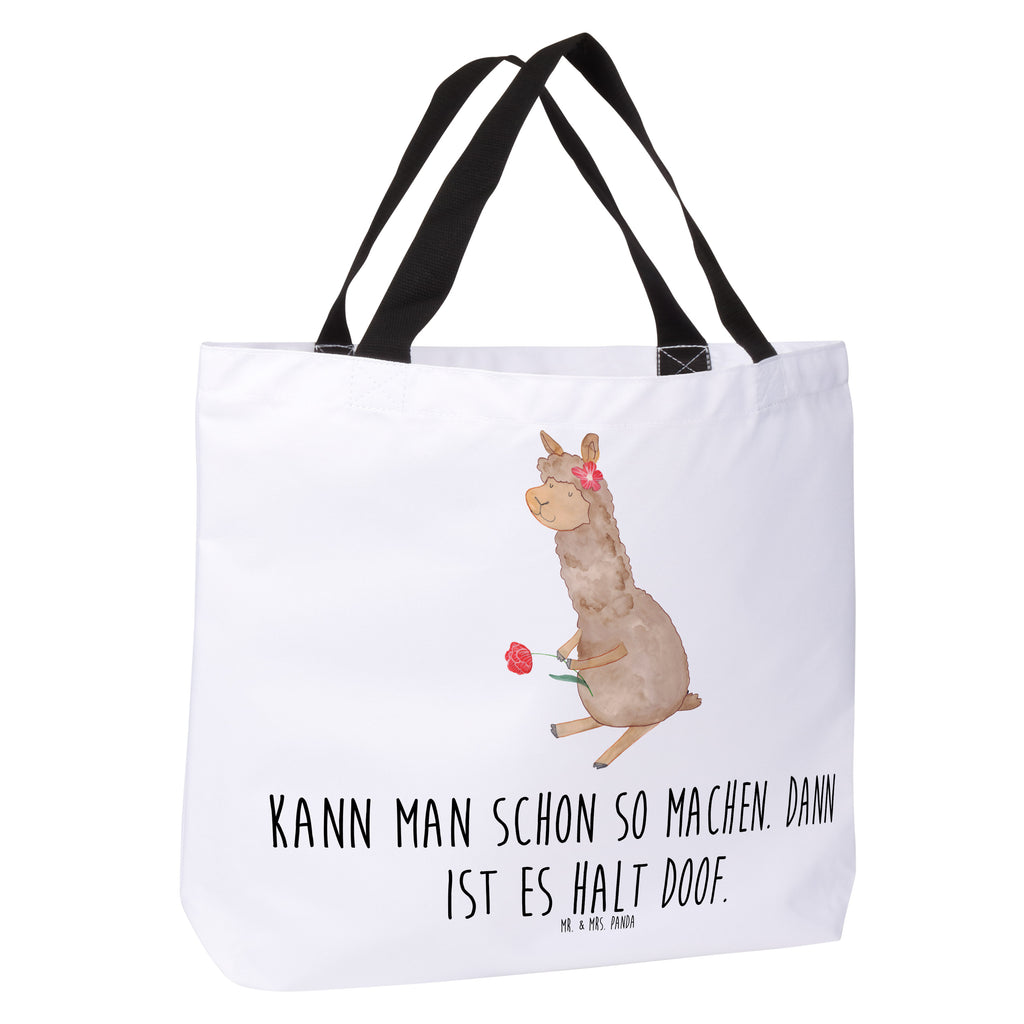 Shopper Alpaka Blume Beutel, Einkaufstasche, Tasche, Strandtasche, Einkaufsbeutel, Shopper, Schultasche, Freizeittasche, Tragebeutel, Schulbeutel, Alltagstasche, Alpaka, Lama, Blume, Lamas, Alpaka Zitat, Alpaka Spruch, Alpaka Dekor, Alpaka Geschenk, Alpaka Dekoration, Alpaka Witz, Motiv Alpaka