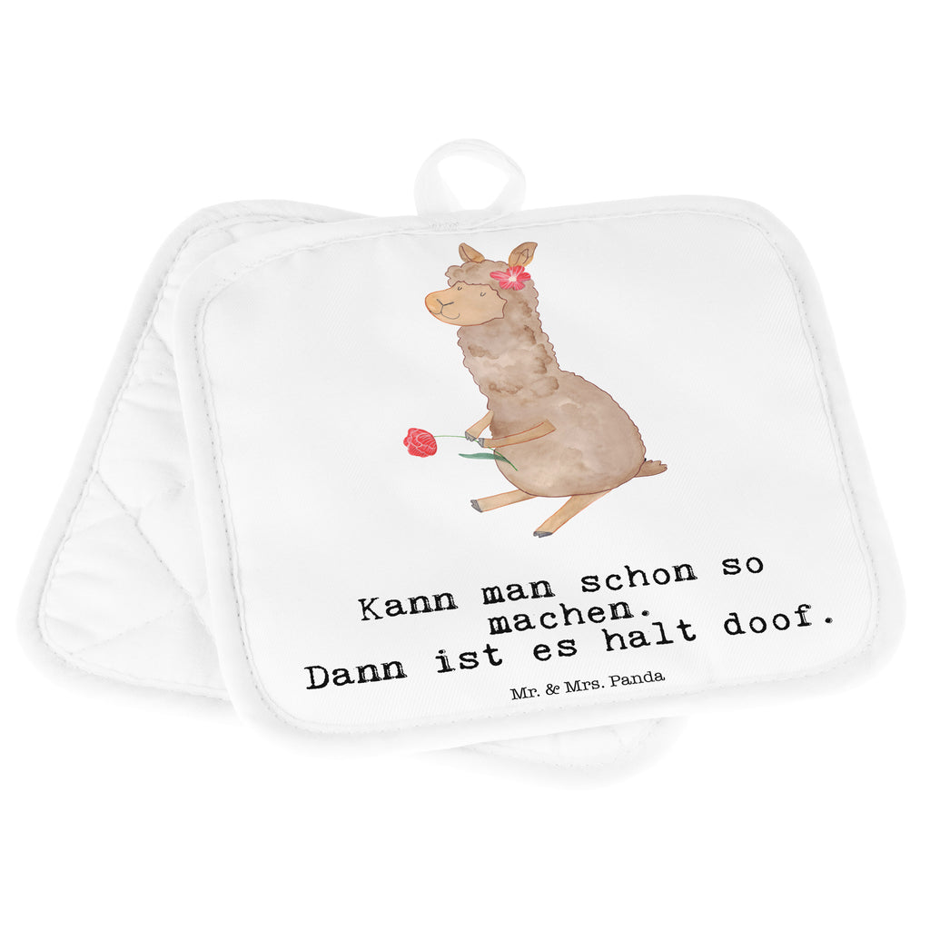 2er Set Topflappen  Alpaka Blume Topflappen, Topfuntersetzer, Ofenhandschuh, Topflappen Set, Topflappen lustig, Topflappen mit Spruch, Alpaka, Lama, Blume, Lamas, Alpaka Zitat, Alpaka Spruch, Alpaka Dekor, Alpaka Geschenk, Alpaka Dekoration, Alpaka Witz, Motiv Alpaka