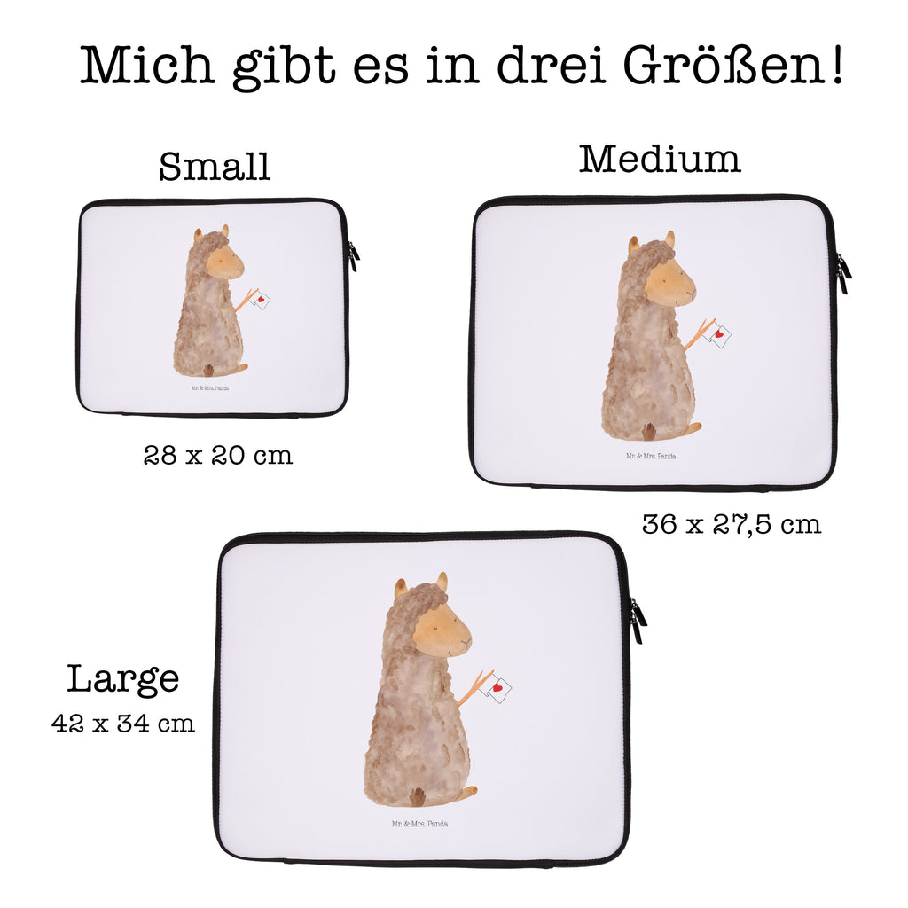 20 x 28 Notebook Tasche  Alpaka Fahne Notebook Tasche, Laptop, Computertasche, Tasche, Alpaka, Lama, Alpakas, Lamas, Liebe