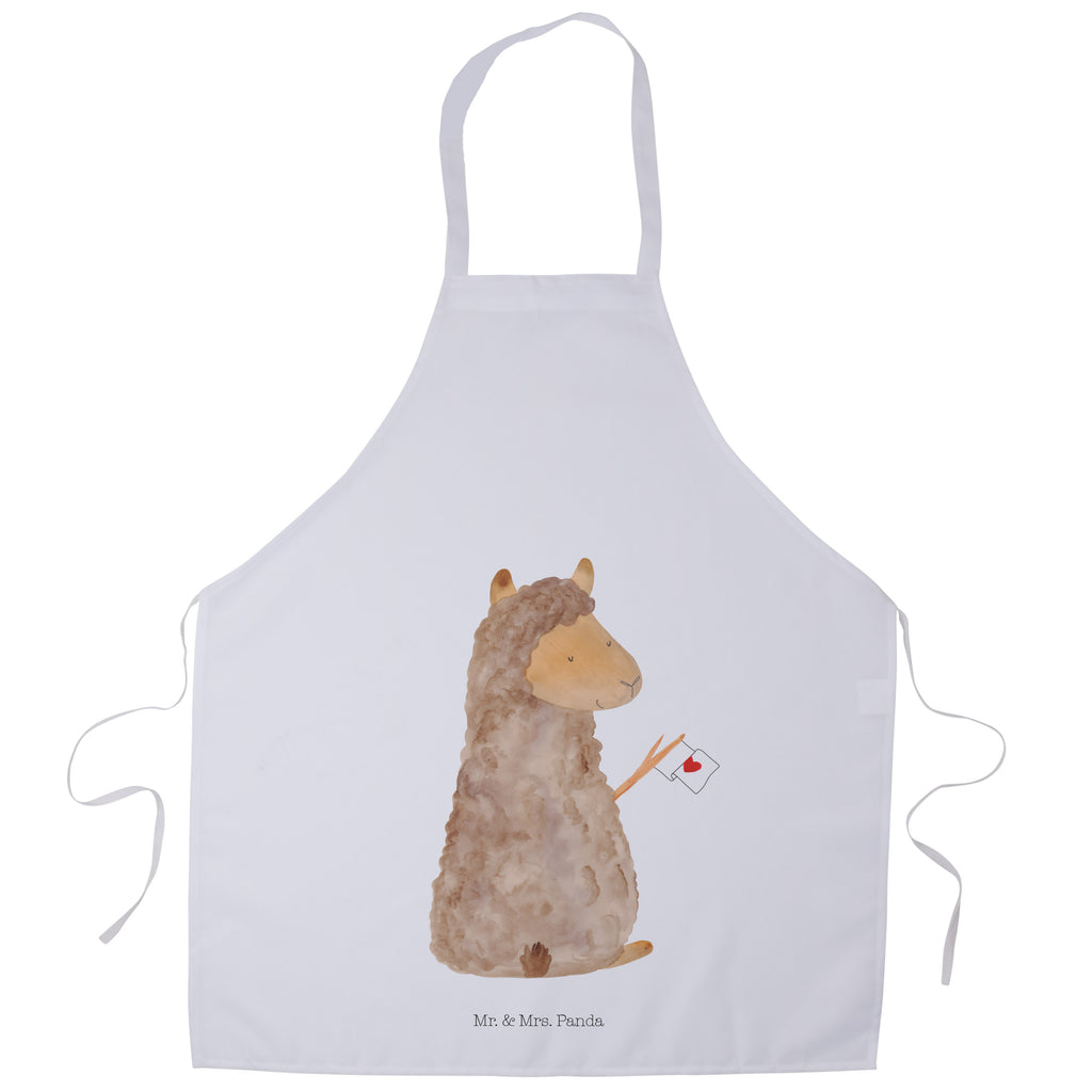 Kochschürze Alpaka Fahne Schürze, Backschürze, Küchenschürze, Grillschürze, Latzschürze, Alpaka, Lama, Alpakas, Lamas, Liebe