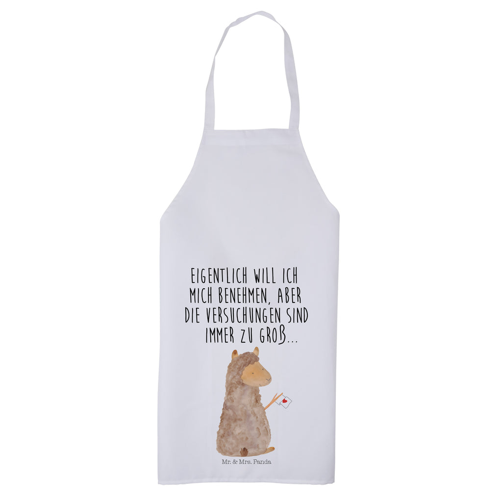 Kochschürze Alpaka Fahne Schürze, Backschürze, Küchenschürze, Grillschürze, Latzschürze, Alpaka, Lama, Alpakas, Lamas, Liebe