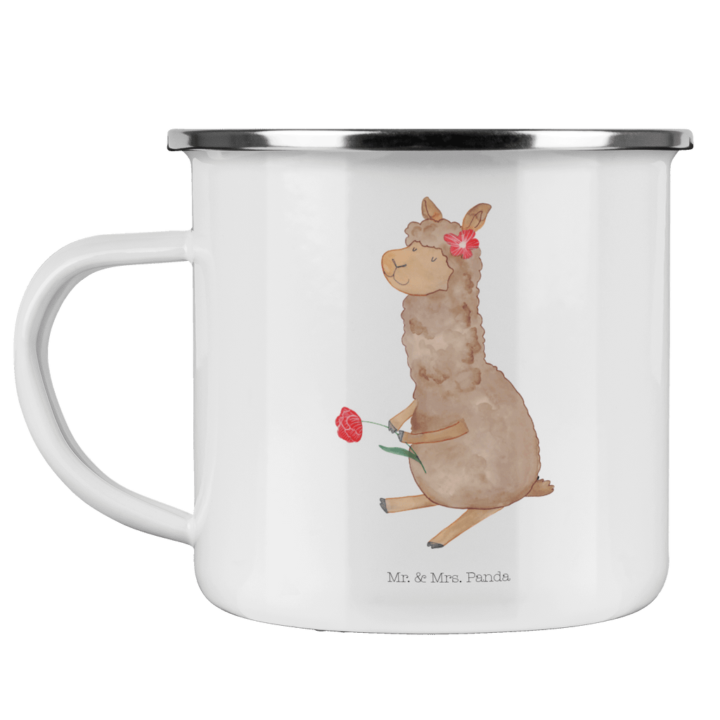Camping Emaille Tasse Alpaka Blume Campingtasse, Trinkbecher, Metalltasse, Outdoor Tasse, Emaille Trinkbecher, Blechtasse Outdoor, Emaille Campingbecher, Edelstahl Trinkbecher, Metalltasse für Camping, Kaffee Blechtasse, Camping Tasse Metall, Alpaka, Lama, Blume, Lamas, Alpaka Zitat, Alpaka Spruch, Alpaka Dekor, Alpaka Geschenk, Alpaka Dekoration, Alpaka Witz, Motiv Alpaka