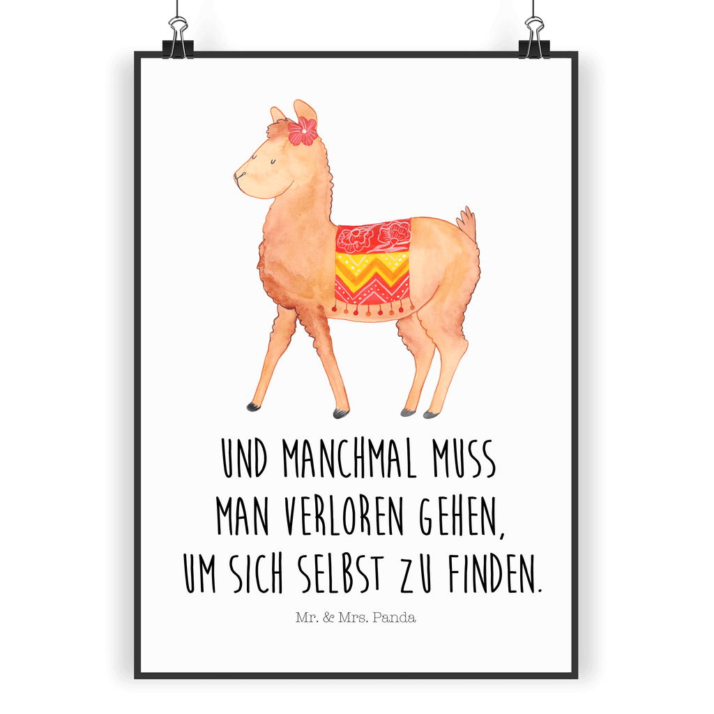 Poster Alpaka stolz Poster, Wandposter, Bild, Wanddeko, Küchenposter, Kinderposter, Wanddeko Bild, Raumdekoration, Wanddekoration, Handgemaltes Poster, Mr. & Mrs. Panda Poster, Designposter, Kunstdruck, Posterdruck, Alpaka, Lama