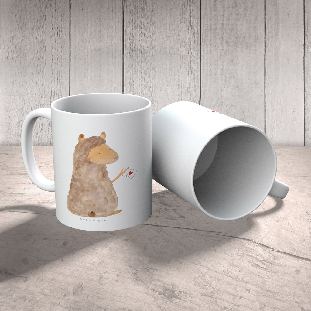Kindertasse Alpaka Fahne Kunststoff Tasse, Kindergarten, Tasse, Trinkbecher, Camping Becher, Kaffeetasse, Kunststoffbecher, Kindergartenbecher, Outdoorgeschirr, Kunststoffgeschirr, Reisebecher, Reisetasse, Kinderbecher, Alpaka, Lama, Alpakas, Lamas, Liebe