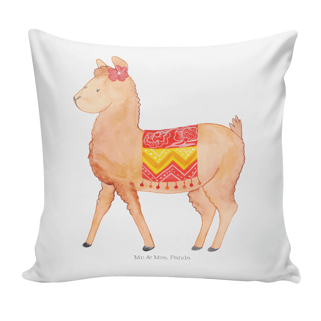 40x40 Kissen Alpaka stolz Kissenhülle, Kopfkissen, Sofakissen, Dekokissen, Motivkissen, Alpaka, Lama