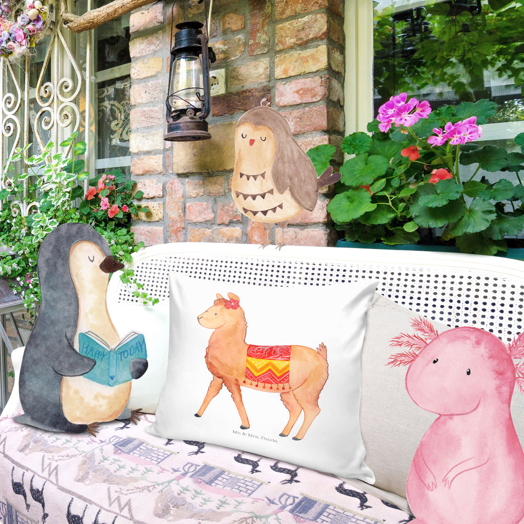 40x40 Kissen Alpaka stolz Kissenhülle, Kopfkissen, Sofakissen, Dekokissen, Motivkissen, Alpaka, Lama