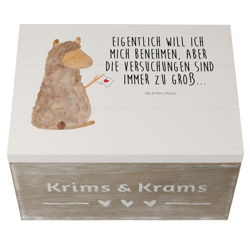 Holzkiste Alpaka Fahne Holzkiste, Kiste, Schatzkiste, Truhe, Schatulle, XXL, Erinnerungsbox, Erinnerungskiste, Dekokiste, Aufbewahrungsbox, Alpaka, Lama, Alpakas, Lamas, Liebe