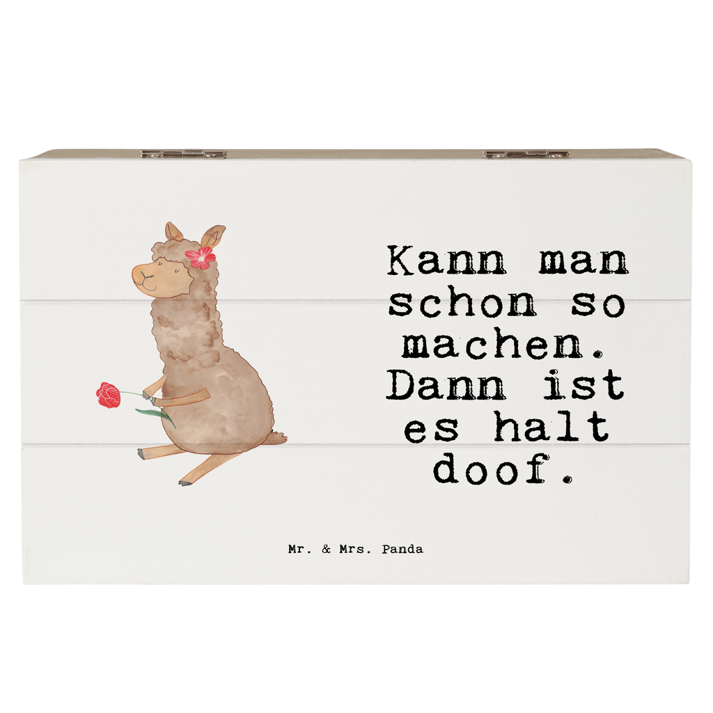 Holzkiste Alpaka Blume Holzkiste, Kiste, Schatzkiste, Truhe, Schatulle, XXL, Erinnerungsbox, Erinnerungskiste, Dekokiste, Aufbewahrungsbox, Alpaka, Lama, Blume, Lamas, Alpaka Zitat, Alpaka Spruch, Alpaka Dekor, Alpaka Geschenk, Alpaka Dekoration, Alpaka Witz, Motiv Alpaka