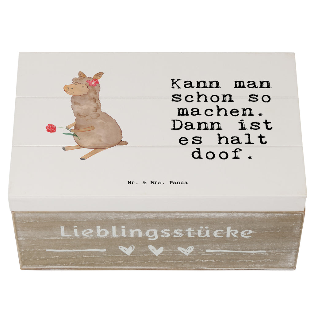 Holzkiste Alpaka Blume Holzkiste, Kiste, Schatzkiste, Truhe, Schatulle, XXL, Erinnerungsbox, Erinnerungskiste, Dekokiste, Aufbewahrungsbox, Alpaka, Lama, Blume, Lamas, Alpaka Zitat, Alpaka Spruch, Alpaka Dekor, Alpaka Geschenk, Alpaka Dekoration, Alpaka Witz, Motiv Alpaka