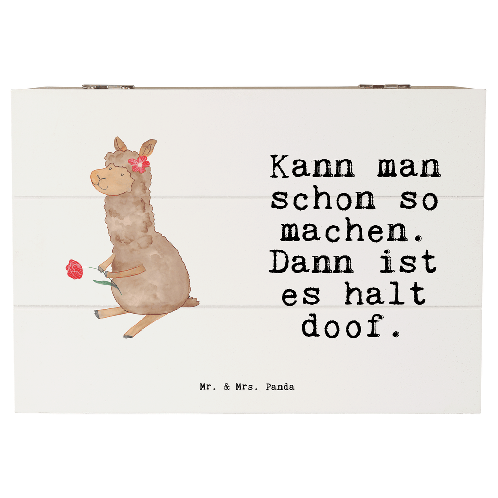 Holzkiste Alpaka Blume Holzkiste, Kiste, Schatzkiste, Truhe, Schatulle, XXL, Erinnerungsbox, Erinnerungskiste, Dekokiste, Aufbewahrungsbox, Alpaka, Lama, Blume, Lamas, Alpaka Zitat, Alpaka Spruch, Alpaka Dekor, Alpaka Geschenk, Alpaka Dekoration, Alpaka Witz, Motiv Alpaka