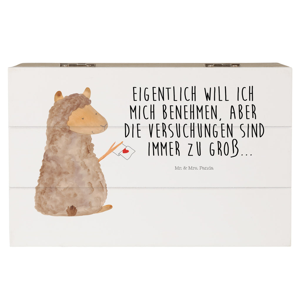 Holzkiste Alpaka Fahne Holzkiste, Kiste, Schatzkiste, Truhe, Schatulle, XXL, Erinnerungsbox, Erinnerungskiste, Dekokiste, Aufbewahrungsbox, Alpaka, Lama, Alpakas, Lamas, Liebe