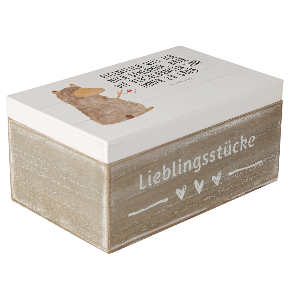 Holzkiste Alpaka Fahne Holzkiste, Kiste, Schatzkiste, Truhe, Schatulle, XXL, Erinnerungsbox, Erinnerungskiste, Dekokiste, Aufbewahrungsbox, Alpaka, Lama, Alpakas, Lamas, Liebe