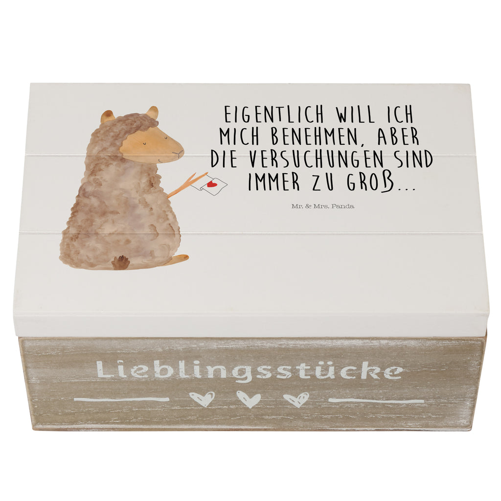 Holzkiste Alpaka Fahne Holzkiste, Kiste, Schatzkiste, Truhe, Schatulle, XXL, Erinnerungsbox, Erinnerungskiste, Dekokiste, Aufbewahrungsbox, Alpaka, Lama, Alpakas, Lamas, Liebe