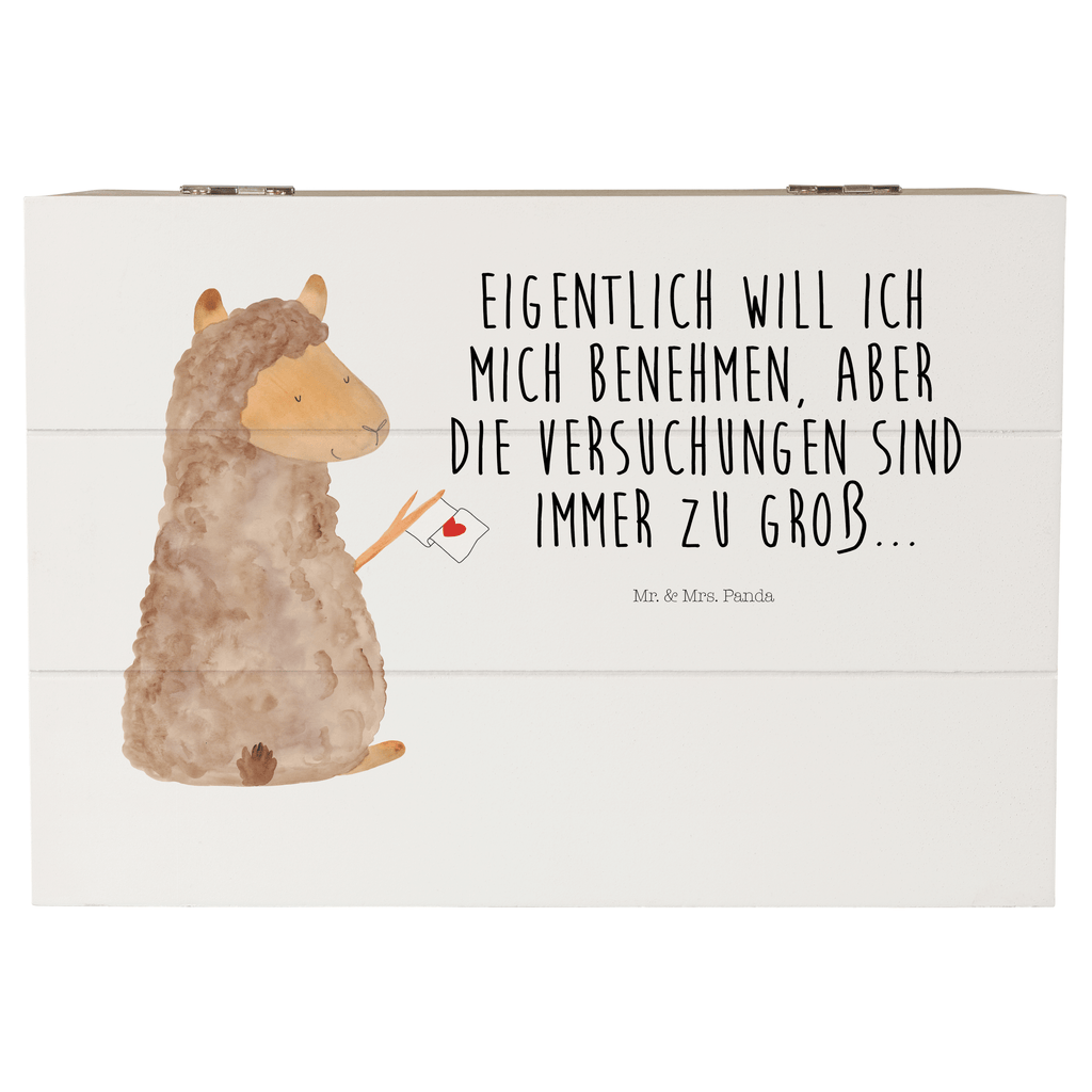 Holzkiste Alpaka Fahne Holzkiste, Kiste, Schatzkiste, Truhe, Schatulle, XXL, Erinnerungsbox, Erinnerungskiste, Dekokiste, Aufbewahrungsbox, Alpaka, Lama, Alpakas, Lamas, Liebe