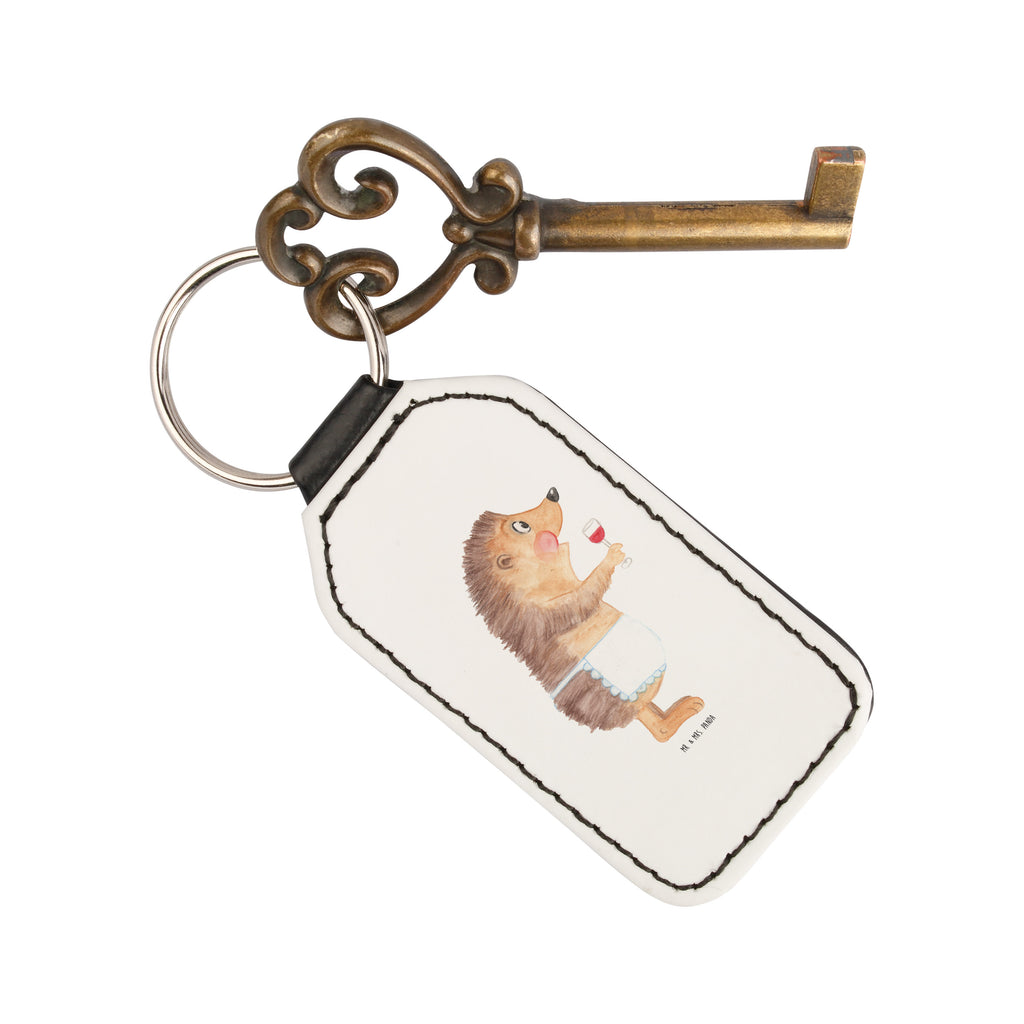 Rechteckig Schlüsselanhänger Igel mit Wein Schlüsselanhänger, Anhänger, Taschenanhänger, Glücksbringer, Schutzengel, Tiermotive, Gute Laune, lustige Sprüche, Tiere, Wein Spruch, Igel, Geschenk Weintrinker, Geschenk Weinliebhaber, Wein Deko, Weinglas, Rotwein, Weißwein, Wein trinken