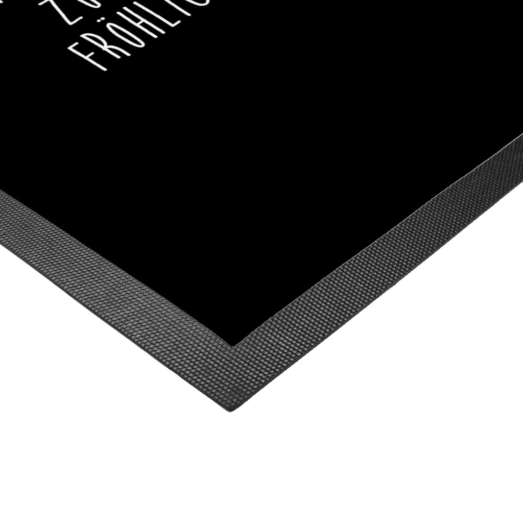 Fußmatte Rabe mit Sombrero Türvorleger, Schmutzmatte, Fußabtreter, Matte, Schmutzfänger, Fußabstreifer, Schmutzfangmatte, Türmatte, Motivfußmatte, Haustürmatte, Vorleger, Tiermotive, Gute Laune, lustige Sprüche, Tiere, Rabe, Vogel, Vögel, Spruch positiv, fröhlich sein, glücklich sein, Glück Spruch, froh, Elster, Motivation