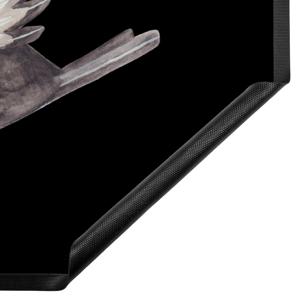 Fußmatte Rabe mit Sombrero Türvorleger, Schmutzmatte, Fußabtreter, Matte, Schmutzfänger, Fußabstreifer, Schmutzfangmatte, Türmatte, Motivfußmatte, Haustürmatte, Vorleger, Tiermotive, Gute Laune, lustige Sprüche, Tiere, Rabe, Vogel, Vögel, Spruch positiv, fröhlich sein, glücklich sein, Glück Spruch, froh, Elster, Motivation