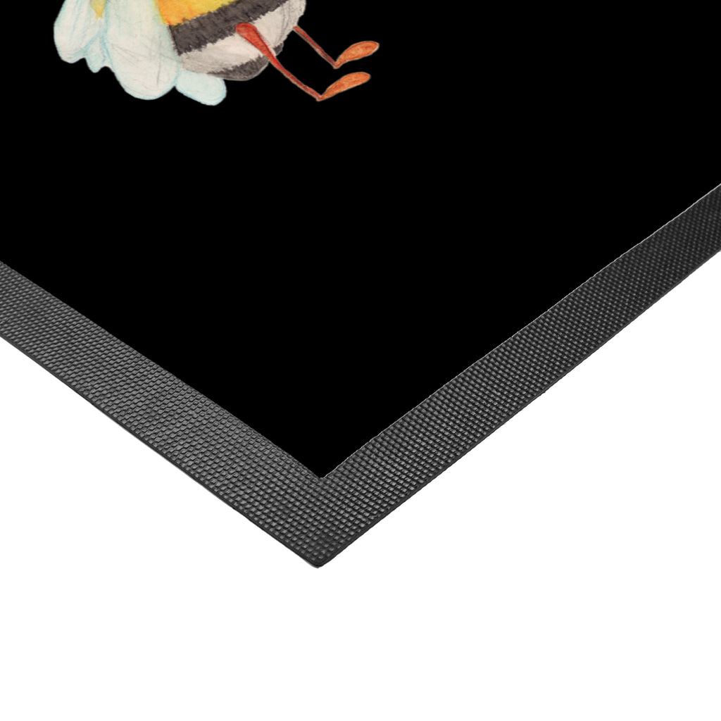 Fußmatte Hummeln mit Kleeblatt Hummel, Biene, Spruch positiv, Biene Deko, Spruch schön, glücklich sein, glücklich werden, Spruch fröhlich Türvorleger, Schmutzmatte, Fußabtreter, Matte, Schmutzfänger, Fußabstreifer, Schmutzfangmatte, Türmatte, Motivfußmatte,  Haustürmatte, Vorleger  süße Tiermotive, gute Laune, lustige Sprüche, Tiere