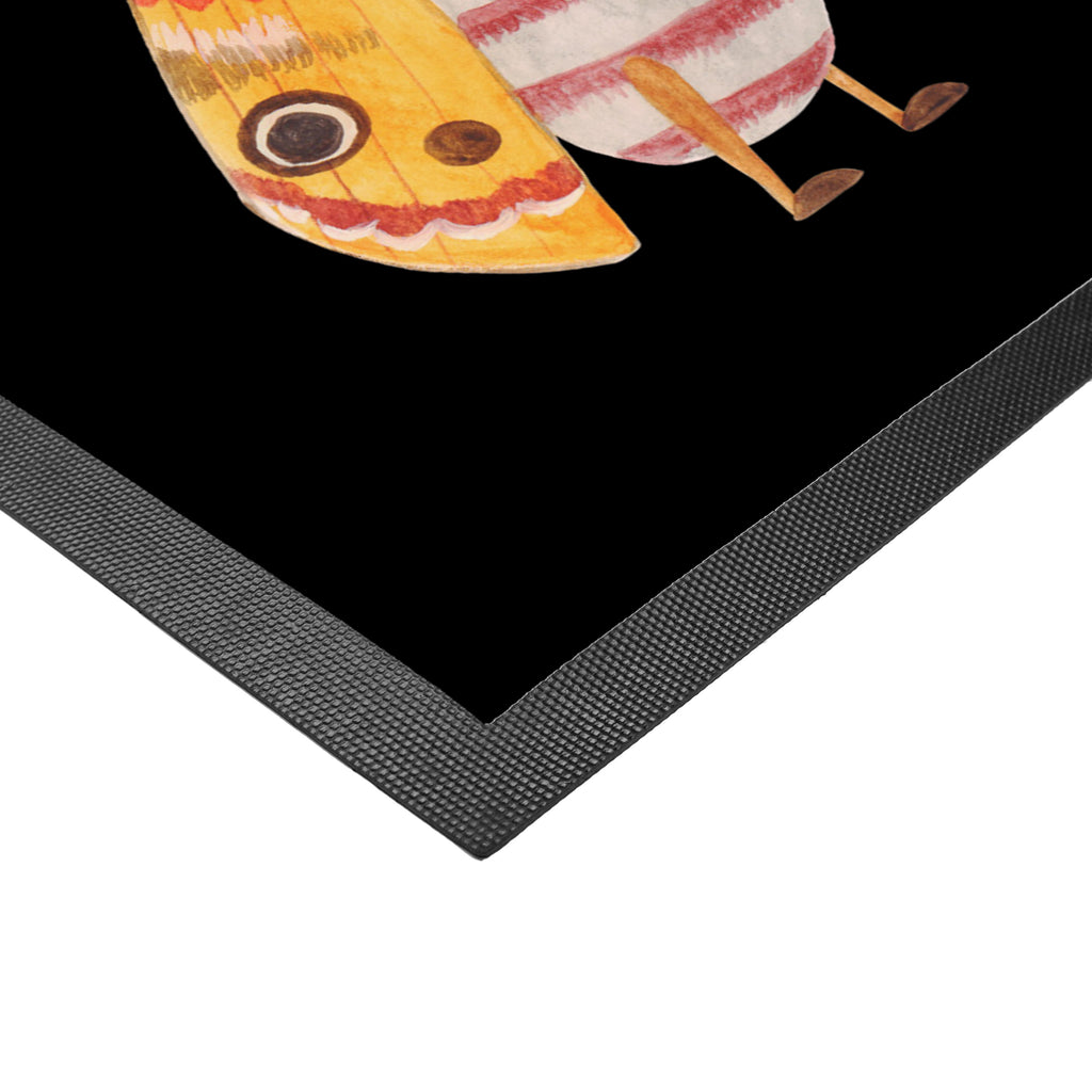 Fußmatte Nachtfalter mit Fähnchen Nachtfalter, Käfer, Spruch lustig, Spruch witzig, süß, niedlich, Küche Deko, Was kostet die Welt Türvorleger, Schmutzmatte, Fußabtreter, Matte, Schmutzfänger, Fußabstreifer, Schmutzfangmatte, Türmatte, Motivfußmatte,  Haustürmatte, Vorleger  süße Tiermotive, gute Laune, lustige Sprüche, Tiere