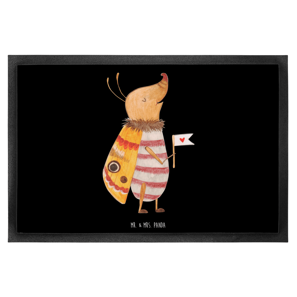 Fußmatte Nachtfalter mit Fähnchen Nachtfalter, Käfer, Spruch lustig, Spruch witzig, süß, niedlich, Küche Deko, Was kostet die Welt Türvorleger, Schmutzmatte, Fußabtreter, Matte, Schmutzfänger, Fußabstreifer, Schmutzfangmatte, Türmatte, Motivfußmatte,  Haustürmatte, Vorleger  süße Tiermotive, gute Laune, lustige Sprüche, Tiere