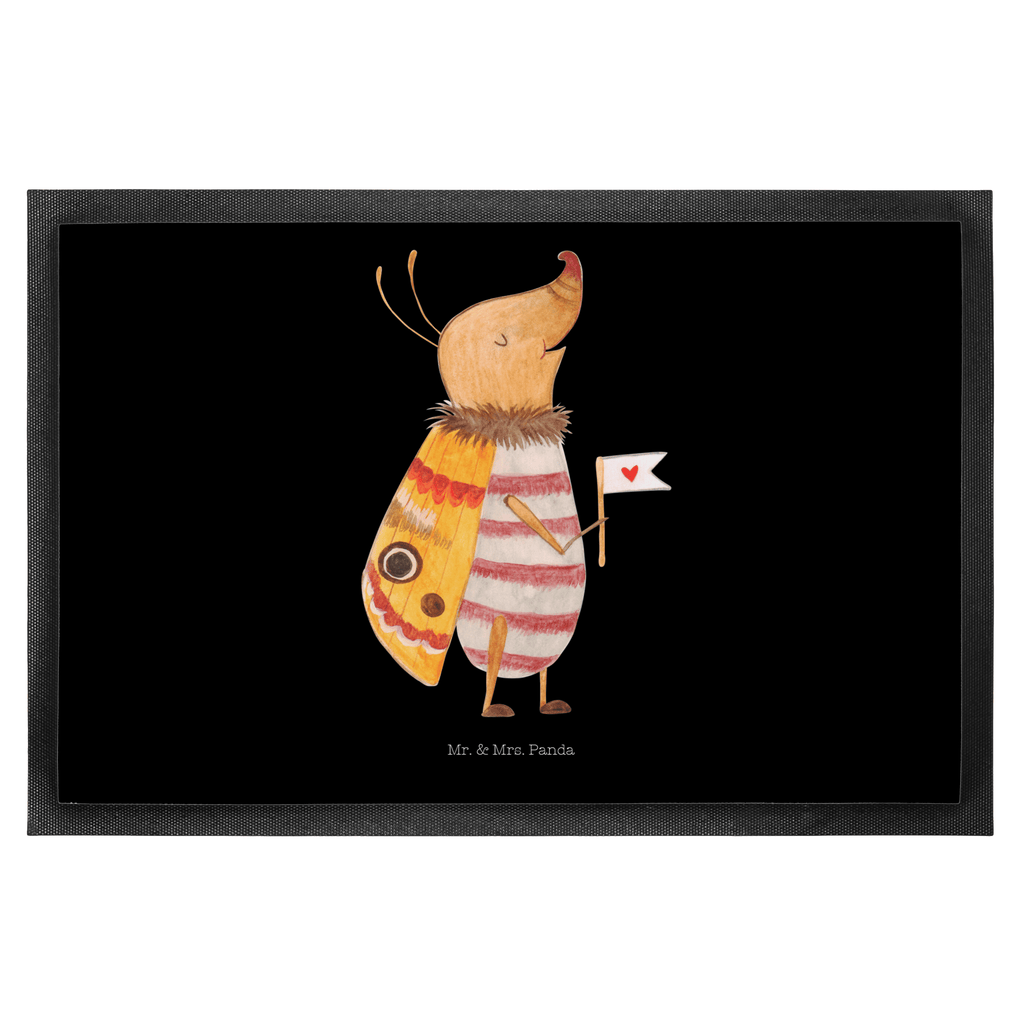 Fußmatte Nachtfalter mit Fähnchen Nachtfalter, Käfer, Spruch lustig, Spruch witzig, süß, niedlich, Küche Deko, Was kostet die Welt Türvorleger, Schmutzmatte, Fußabtreter, Matte, Schmutzfänger, Fußabstreifer, Schmutzfangmatte, Türmatte, Motivfußmatte,  Haustürmatte, Vorleger  süße Tiermotive, gute Laune, lustige Sprüche, Tiere