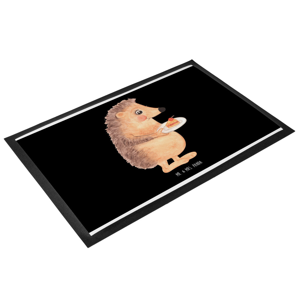 Fußmatte Igel mit Kuchenstück Igel, Essen Spruch, Kuchen, Backen Geschenk, Kuchen backen, Einladung Party, Geburtstagskuchen, Torte  Türvorleger, Schmutzmatte, Fußabtreter, Matte, Schmutzfänger, Fußabstreifer, Schmutzfangmatte, Türmatte, Motivfußmatte,  Haustürmatte, Vorleger  süße Tiermotive, gute Laune, lustige Sprüche, Tiere