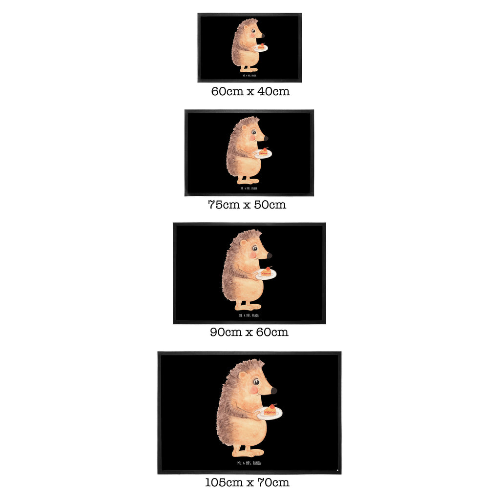 Fußmatte Igel mit Kuchenstück Igel, Essen Spruch, Kuchen, Backen Geschenk, Kuchen backen, Einladung Party, Geburtstagskuchen, Torte  Türvorleger, Schmutzmatte, Fußabtreter, Matte, Schmutzfänger, Fußabstreifer, Schmutzfangmatte, Türmatte, Motivfußmatte,  Haustürmatte, Vorleger  süße Tiermotive, gute Laune, lustige Sprüche, Tiere