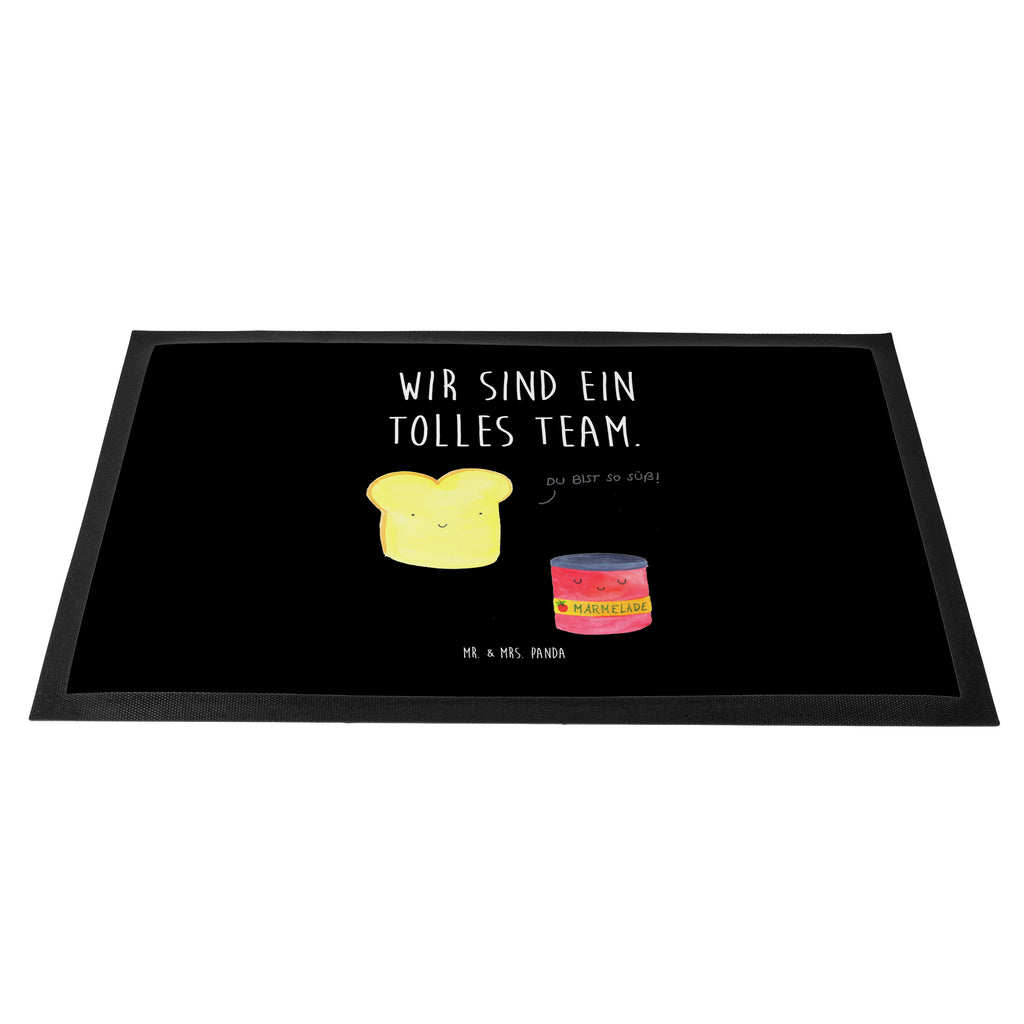Fußmatte Toast & Marmelade Türvorleger, Schmutzmatte, Fußabtreter, Matte, Schmutzfänger, Fußabstreifer, Schmutzfangmatte, Türmatte, Motivfußmatte, Haustürmatte, Vorleger, Tiermotive, Gute Laune, lustige Sprüche, Tiere, Toast, Marmelade, Dreamteam, süße Postkarte, süß, Küche Deko, Küche Spruch, Frühstück Einladung, Brot, Toastbrot