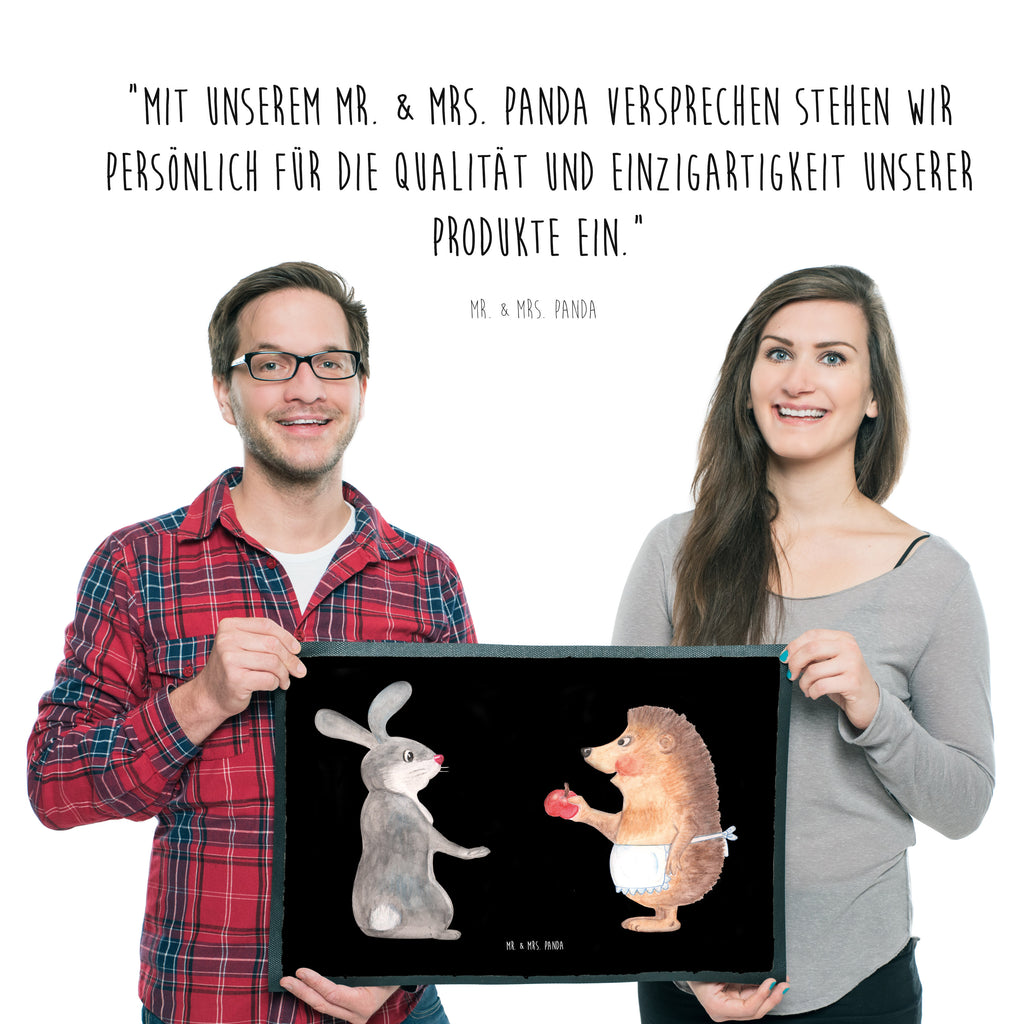 Fußmatte Liebe ist nie ohne Schmerz Igel und Hase, Igel, Hase, Liebe Spruch, Liebeskummer Geschenk, Herzschmerz, Trösten, Trennungsschmerz, Spruch romantisch Türvorleger, Schmutzmatte, Fußabtreter, Matte, Schmutzfänger, Fußabstreifer, Schmutzfangmatte, Türmatte, Motivfußmatte,  Haustürmatte, Vorleger  süße Tiermotive, gute Laune, lustige Sprüche, Tiere