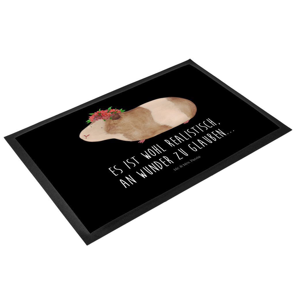 Fußmatte Meerschweinchen weise Meerschweinchen, Meerie, Meeries, Wunder, Blumenkind, Realität, Spruch, Weisheit, Motivation, Wunderland Türvorleger, Schmutzmatte, Fußabtreter, Matte, Schmutzfänger, Fußabstreifer, Schmutzfangmatte, Türmatte, Motivfußmatte,  Haustürmatte, Vorleger  süße Tiermotive, gute Laune, lustige Sprüche, Tiere