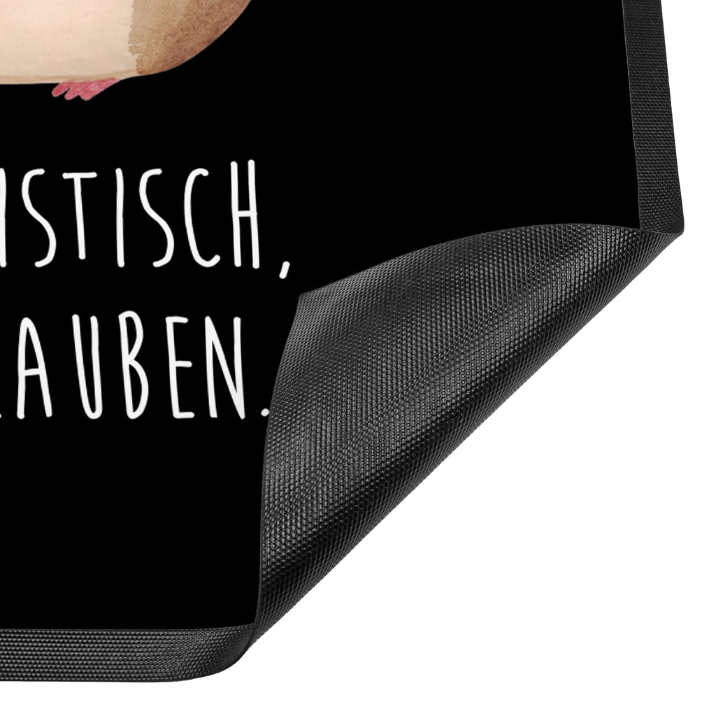 Fußmatte Meerschweinchen weise Meerschweinchen, Meerie, Meeries, Wunder, Blumenkind, Realität, Spruch, Weisheit, Motivation, Wunderland Türvorleger, Schmutzmatte, Fußabtreter, Matte, Schmutzfänger, Fußabstreifer, Schmutzfangmatte, Türmatte, Motivfußmatte,  Haustürmatte, Vorleger  süße Tiermotive, gute Laune, lustige Sprüche, Tiere