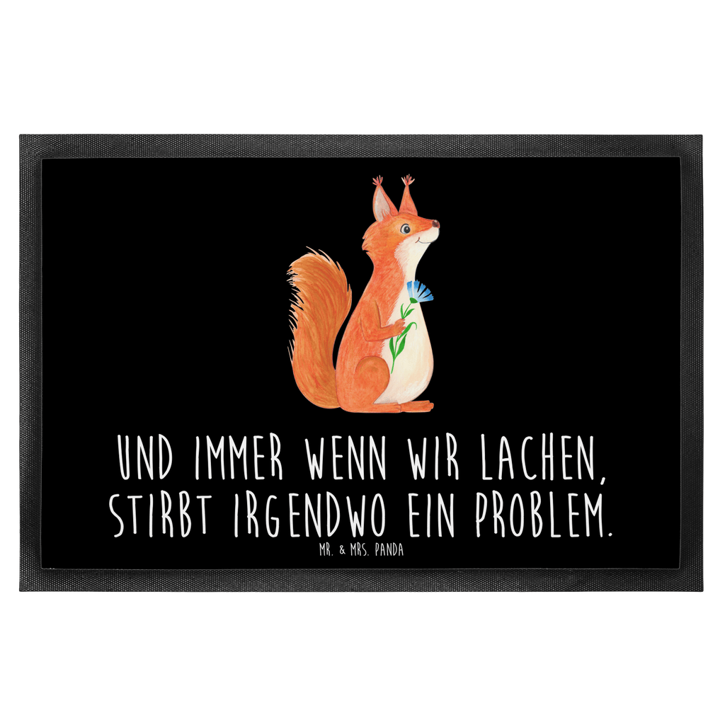 Fußmatte Eichhörnchen Blume Türvorleger, Schmutzmatte, Fußabtreter, Matte, Schmutzfänger, Fußabstreifer, Schmutzfangmatte, Türmatte, Motivfußmatte, Haustürmatte, Vorleger, Tiermotive, Gute Laune, lustige Sprüche, Tiere, Eichhörnchen, Eichhorn, Spruch positiv, Lachen, Spaß, Motivation Sprüche, Motivation Bilder, glücklich Spruch, Spruch Deko