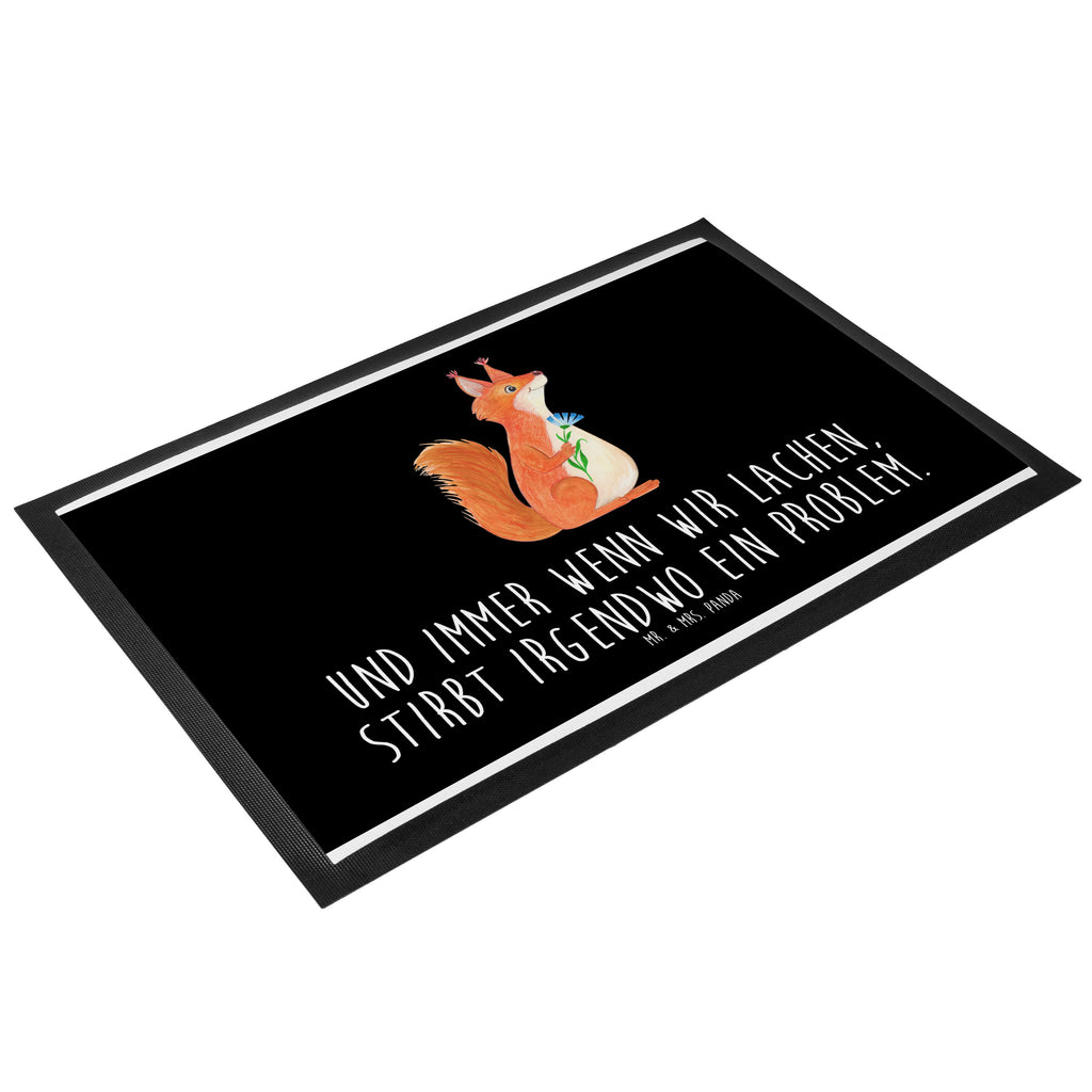 Fußmatte Eichhörnchen Blume Türvorleger, Schmutzmatte, Fußabtreter, Matte, Schmutzfänger, Fußabstreifer, Schmutzfangmatte, Türmatte, Motivfußmatte, Haustürmatte, Vorleger, Tiermotive, Gute Laune, lustige Sprüche, Tiere, Eichhörnchen, Eichhorn, Spruch positiv, Lachen, Spaß, Motivation Sprüche, Motivation Bilder, glücklich Spruch, Spruch Deko