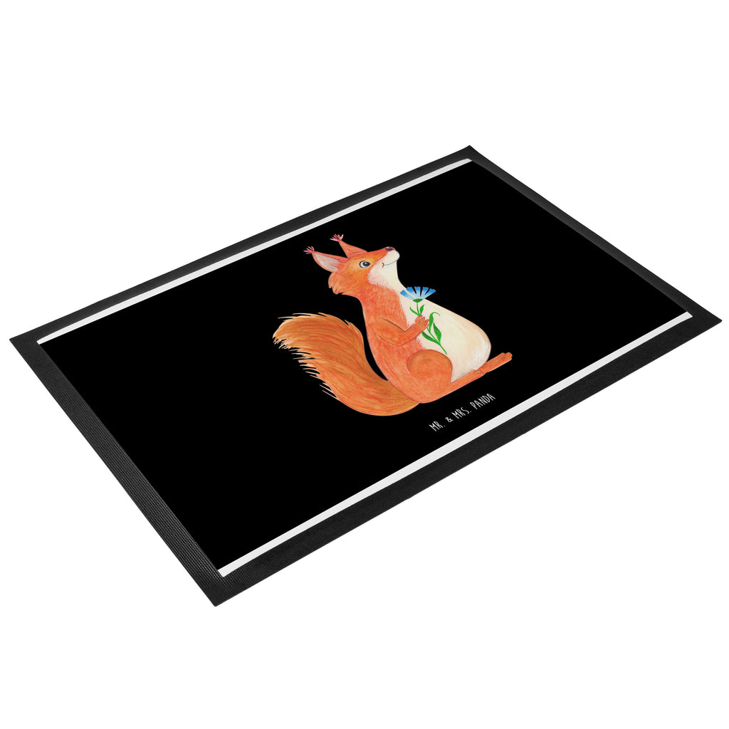 Fußmatte Eichhörnchen Blume Türvorleger, Schmutzmatte, Fußabtreter, Matte, Schmutzfänger, Fußabstreifer, Schmutzfangmatte, Türmatte, Motivfußmatte, Haustürmatte, Vorleger, Tiermotive, Gute Laune, lustige Sprüche, Tiere, Eichhörnchen, Eichhorn, Spruch positiv, Lachen, Spaß, Motivation Sprüche, Motivation Bilder, glücklich Spruch, Spruch Deko
