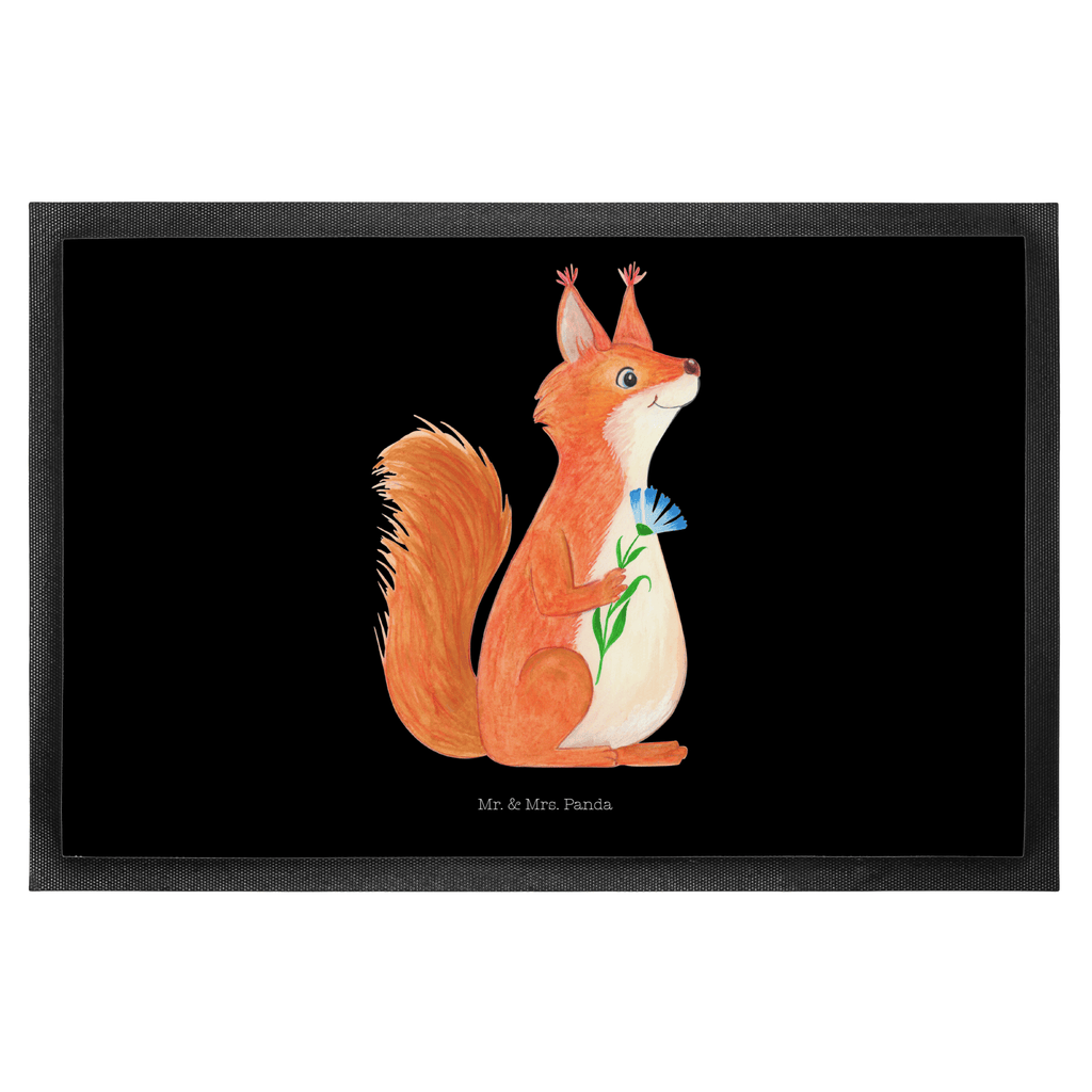 Fußmatte Eichhörnchen Blume Türvorleger, Schmutzmatte, Fußabtreter, Matte, Schmutzfänger, Fußabstreifer, Schmutzfangmatte, Türmatte, Motivfußmatte, Haustürmatte, Vorleger, Tiermotive, Gute Laune, lustige Sprüche, Tiere, Eichhörnchen, Eichhorn, Spruch positiv, Lachen, Spaß, Motivation Sprüche, Motivation Bilder, glücklich Spruch, Spruch Deko