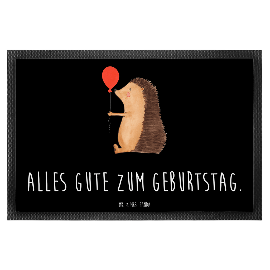 Fußmatte Igel mit Luftballon Igel, Geburtstag, Herzlichen Glückwunsch, Glückwunsch, Geburtstagskind, Ballon, Happy Birthday Türvorleger, Schmutzmatte, Fußabtreter, Matte, Schmutzfänger, Fußabstreifer, Schmutzfangmatte, Türmatte, Motivfußmatte,  Haustürmatte, Vorleger  süße Tiermotive, gute Laune, lustige Sprüche, Tiere