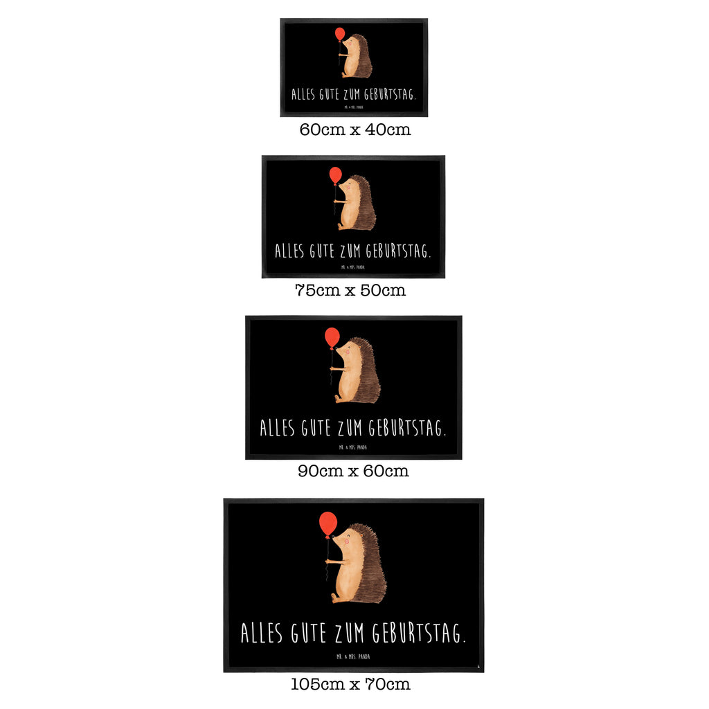 Fußmatte Igel mit Luftballon Igel, Geburtstag, Herzlichen Glückwunsch, Glückwunsch, Geburtstagskind, Ballon, Happy Birthday Türvorleger, Schmutzmatte, Fußabtreter, Matte, Schmutzfänger, Fußabstreifer, Schmutzfangmatte, Türmatte, Motivfußmatte,  Haustürmatte, Vorleger  süße Tiermotive, gute Laune, lustige Sprüche, Tiere