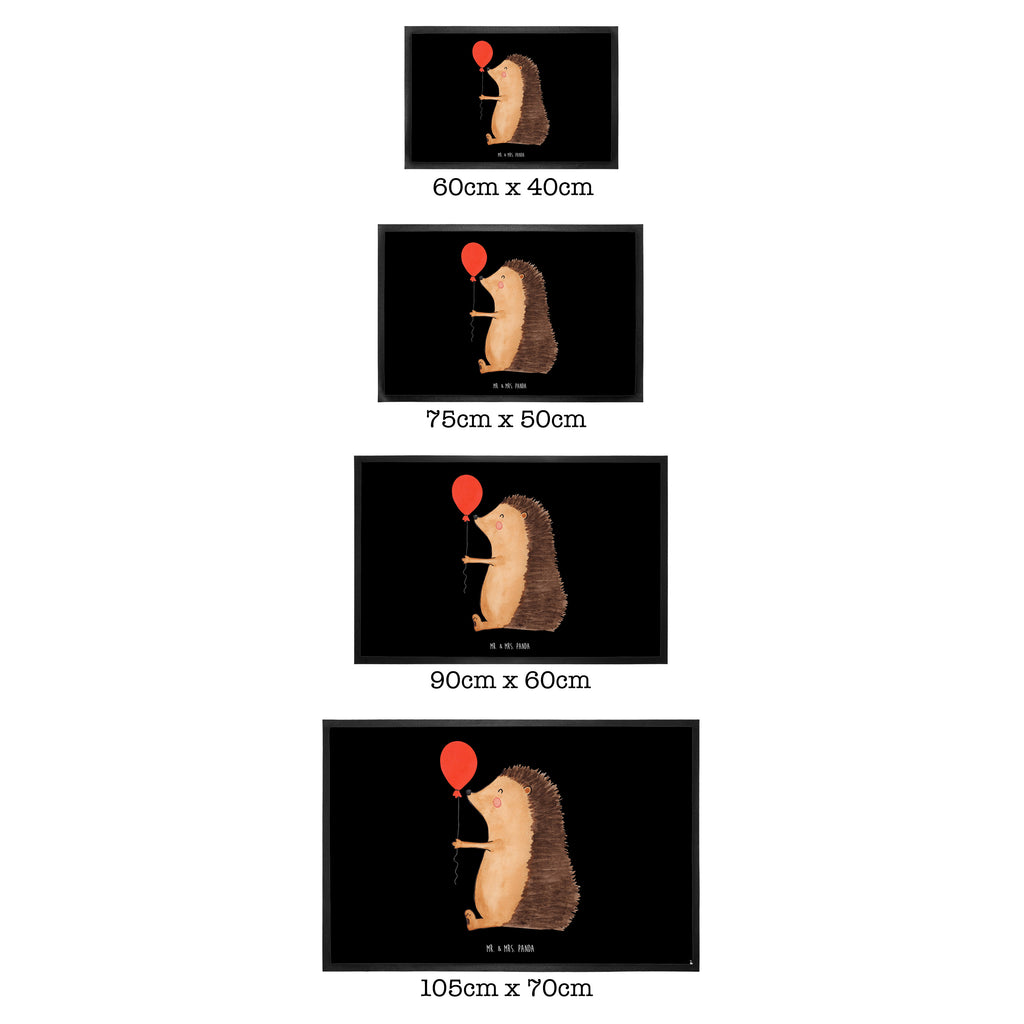 Fußmatte Igel mit Luftballon Igel, Geburtstag, Herzlichen Glückwunsch, Glückwunsch, Geburtstagskind, Ballon, Happy Birthday Türvorleger, Schmutzmatte, Fußabtreter, Matte, Schmutzfänger, Fußabstreifer, Schmutzfangmatte, Türmatte, Motivfußmatte,  Haustürmatte, Vorleger  süße Tiermotive, gute Laune, lustige Sprüche, Tiere