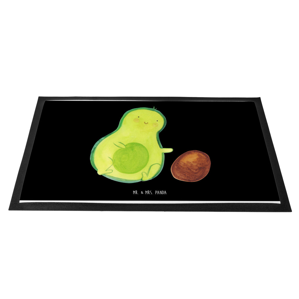 Fußmatte Avocado rollt Kern Avocado, Avocados,Schwanger, Geburt, Geburtstag, Säugling, Kind, erstes Kind, zur Geburt, Schwangerschaft, Babyparty, Baby, große Liebe, Liebe, Love Türvorleger, Schmutzmatte, Fußabtreter, Matte, Schmutzfänger, Fußabstreifer, Schmutzfangmatte, Türmatte, Motivfußmatte,  Haustürmatte, Vorleger  Avocado, Veggie, Vegan, Gesund