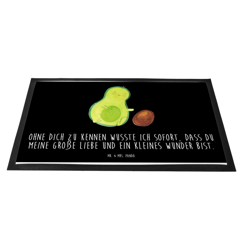 Fußmatte Avocado rollt Kern Avocado, Avocados,Schwanger, Geburt, Geburtstag, Säugling, Kind, erstes Kind, zur Geburt, Schwangerschaft, Babyparty, Baby, große Liebe, Liebe, Love Türvorleger, Schmutzmatte, Fußabtreter, Matte, Schmutzfänger, Fußabstreifer, Schmutzfangmatte, Türmatte, Motivfußmatte,  Haustürmatte, Vorleger  Avocado, Veggie, Vegan, Gesund