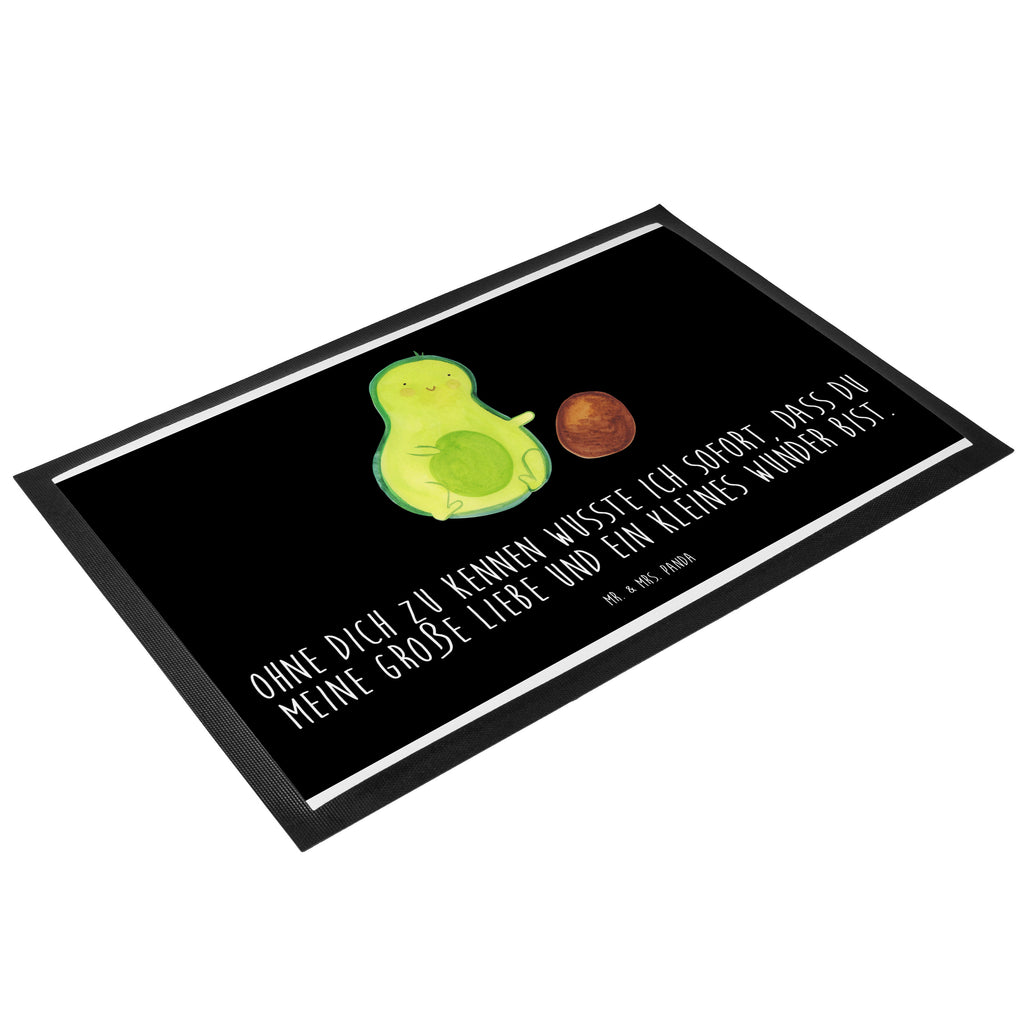 Fußmatte Avocado rollt Kern Avocado, Avocados,Schwanger, Geburt, Geburtstag, Säugling, Kind, erstes Kind, zur Geburt, Schwangerschaft, Babyparty, Baby, große Liebe, Liebe, Love Türvorleger, Schmutzmatte, Fußabtreter, Matte, Schmutzfänger, Fußabstreifer, Schmutzfangmatte, Türmatte, Motivfußmatte,  Haustürmatte, Vorleger  Avocado, Veggie, Vegan, Gesund
