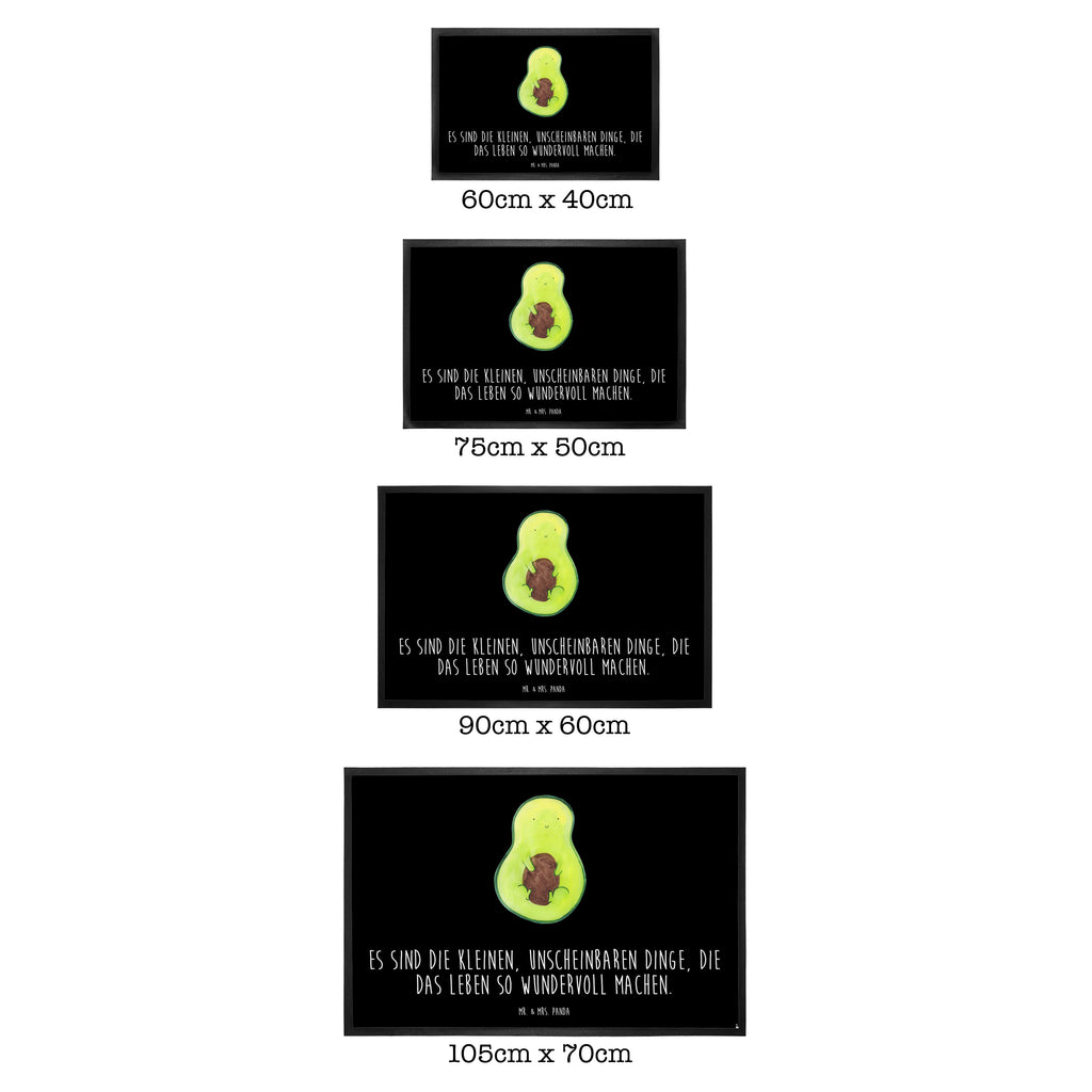 Fußmatte Avocado mit Kern Avocado, Avokado, Avocadokern, Kern, Pflanze, Spruch Leben  Türvorleger, Schmutzmatte, Fußabtreter, Matte, Schmutzfänger, Fußabstreifer, Schmutzfangmatte, Türmatte, Motivfußmatte,  Haustürmatte, Vorleger  Avocado, Veggie, Vegan, Gesund