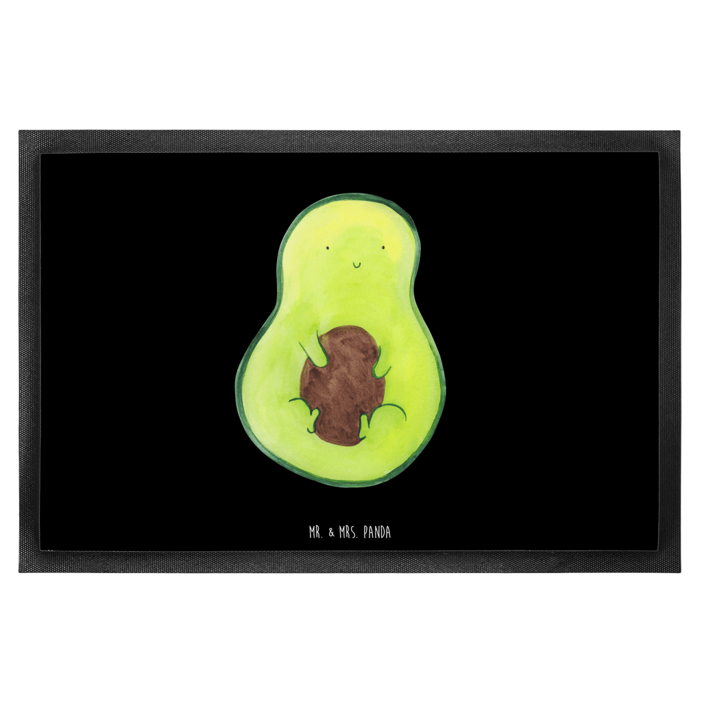 Fußmatte Avocado mit Kern Avocado, Avokado, Avocadokern, Kern, Pflanze, Spruch Leben  Türvorleger, Schmutzmatte, Fußabtreter, Matte, Schmutzfänger, Fußabstreifer, Schmutzfangmatte, Türmatte, Motivfußmatte,  Haustürmatte, Vorleger  Avocado, Veggie, Vegan, Gesund